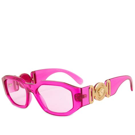 versace shades pink|pink gold Versace sunglasses.